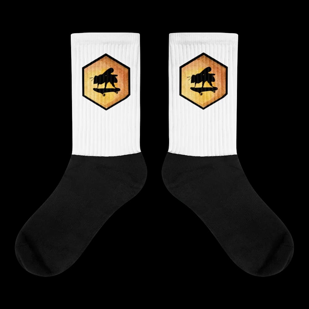 Bee skate socks